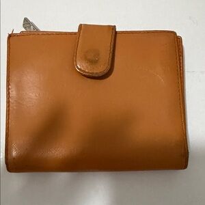 Vintage Furla Tan Leather Wallet